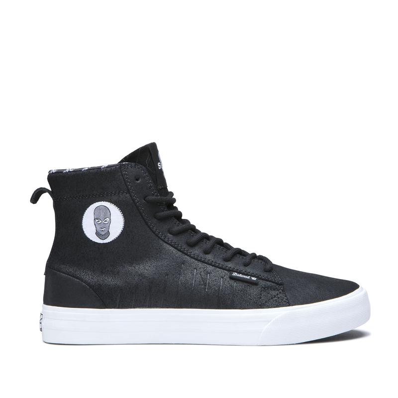 Zapatillas Altas Supra Argentina Hombre - BELMONT HIGH Negras (JYLFO-4319)